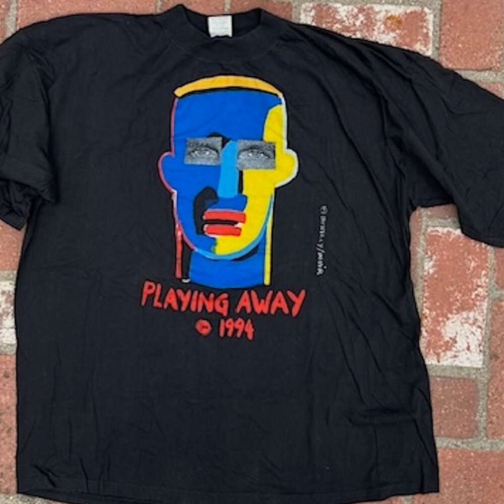 HUNTLEY / MUIR 'PLAYING AWAY' T-Shirt OPERA NORTH 1994 Mens XL NOS
